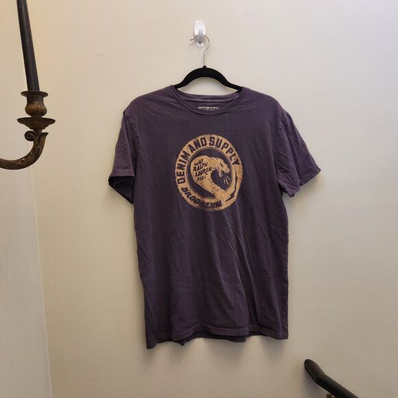 Denim & Supply Ralph Lauren Brooklyn NYC Cobra T Shirt M Single Stitch Grunge - Picture 1 of 4